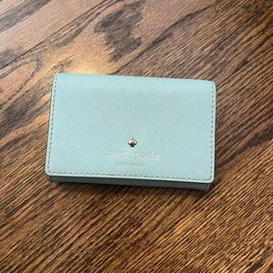 Kate Spade Blue Card Holder